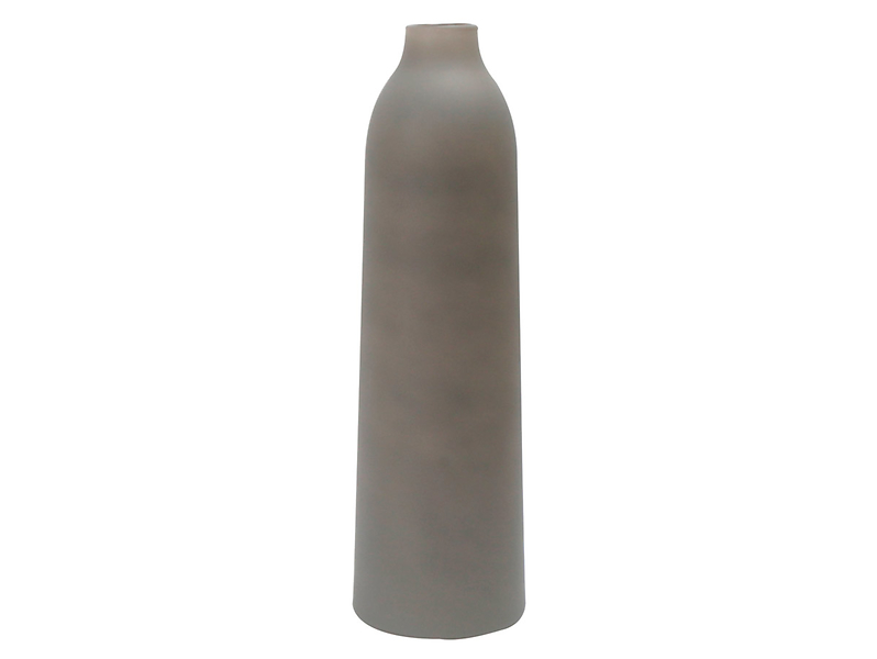 Wazon szklany Trend 39 cm szary 38282