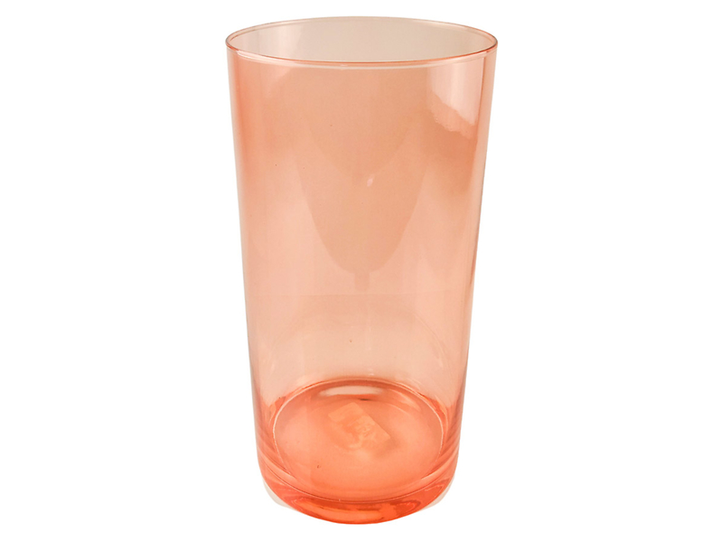 Wazon szklany Tuba 30 cm pomarańczowy 49794