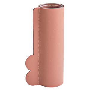Wazon szklany w osłonce 20,5 cm różowy 49691 Wazon szklany w osłonce 20,5 cm różowy 49691