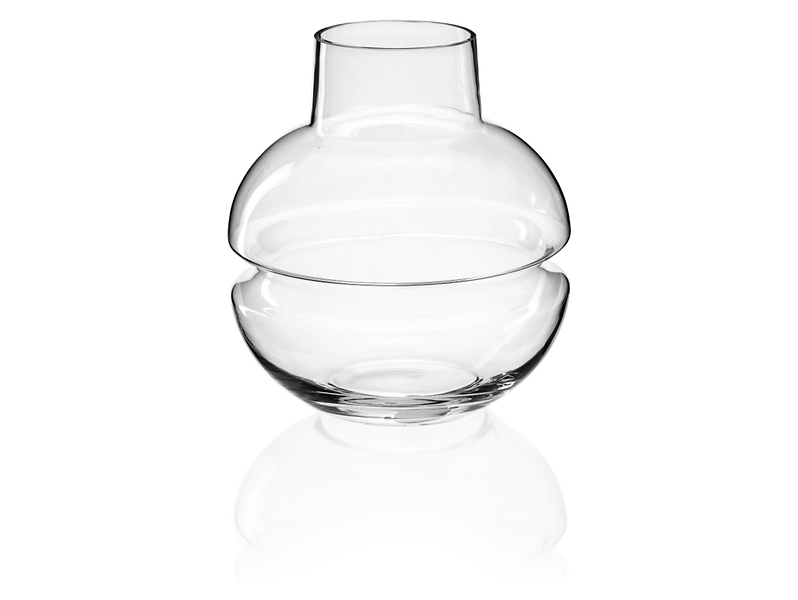 Wazon szklany Yoyo 21,5 cm transparentny 37731