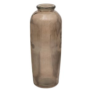 Wazon ze szkła z recyklingu ryflowany Luz 72 cm 454768 Wazon ze szkła z recyklingu ryflowany Luz 72 cm 454768