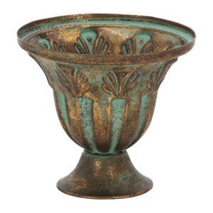 Wazon żeliwny 12 cm z patyną vintage-rustykalną 796576 Wazon żeliwny 12 cm z patyną vintage-rustykalną 796576