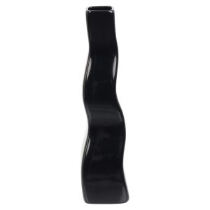Wazon zygzak ceramiczny 30 cm czarny 158013 Wazon zygzak ceramiczny 30 cm czarny 158013