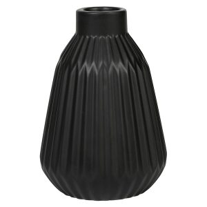 Wazonik ceramiczny 10 cm czarny 41199 Wazonik ceramiczny 10 cm czarny 41199