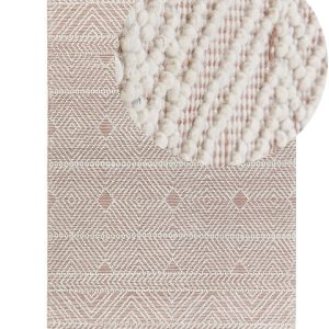 Wełniany dywan 160×230 cm beżowo-brązowy 59034 Wełniany dywan 160×230 cm beżowo-brązowy 59034