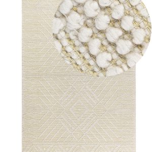 Wełniany dywan Boho 160×230 cm beżowy 59876 Wełniany dywan Boho 160×230 cm beżowy 59876