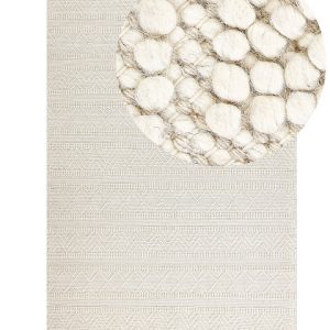 Wełniany dywan Boho 160×230 cm beżowy 59658 Wełniany dywan Boho 160×230 cm beżowy 59658