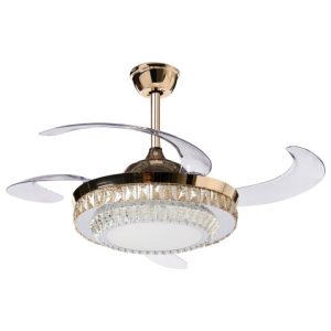 Wentylator sufitowy lampa LED złota 61953 Wentylator sufitowy lampa LED złota 61953