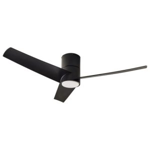 Wentylator sufitowy z lampą CANETE Z pilotem LED Czarny 727719 Wentylator sufitowy z lampą CANETE Z pilotem LED Czarny 727719