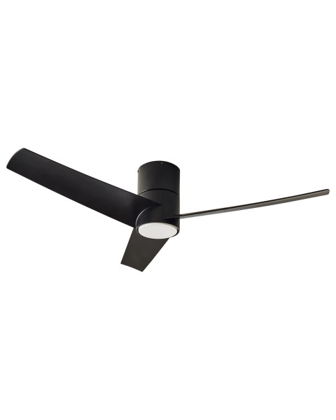 Wentylator sufitowy z lampą CANETE Z pilotem LED Czarny 727719